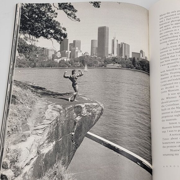 Arnold Schwarzenegger A Portrait By George Butler paperback cover vintage 1990 - Picture 12 of 13